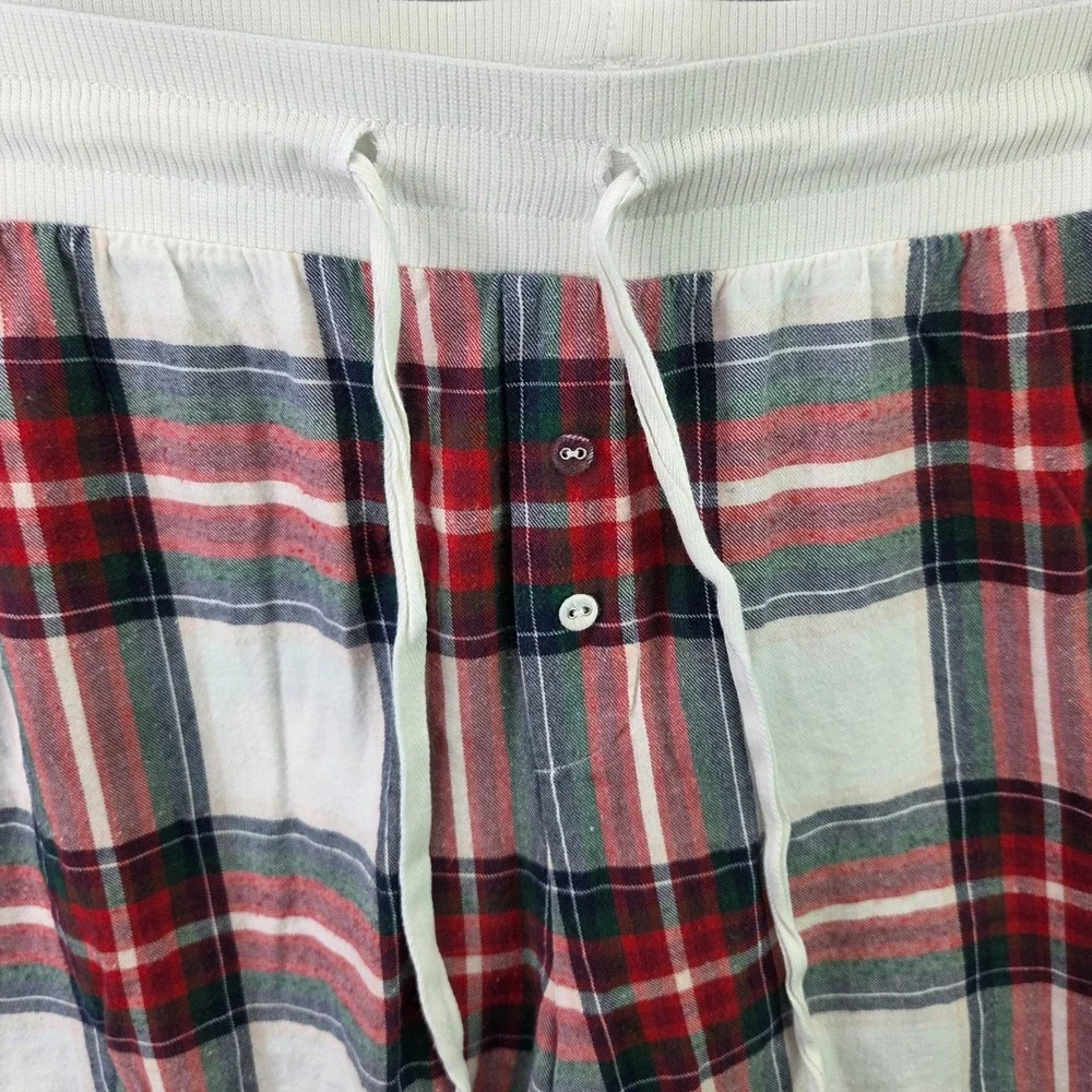 Stars Above Pajama Pants Womens XL Red Plaid Perfectly Cozy Flannel Joggers - Picture 2 of 8